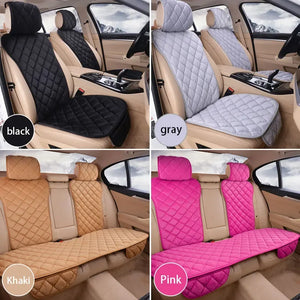SEAMETAL Soft Plush Universal Car Seat Cover Cushion – Pink, 4‑Season Comfort - Dazzling Beauty Solution