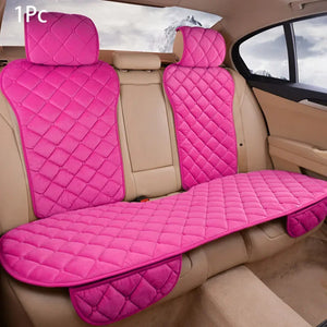 SEAMETAL Soft Plush Universal Car Seat Cover Cushion – Pink, 4‑Season Comfort - Dazzling Beauty Solution