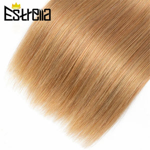 Dark Blonde Straight Hair Bundles – Brazilian Remy Human Hair Extensions - Dazzling Beauty Solution