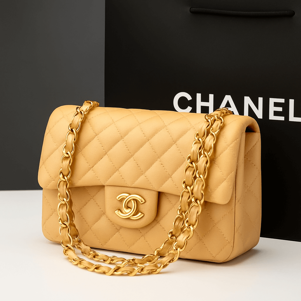 Chanel diamond chain shoulder bag