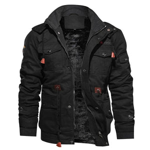 Men’s Military Hooded Winter Parka – Warm Snow Coat - Dazzling Beauty Solution
