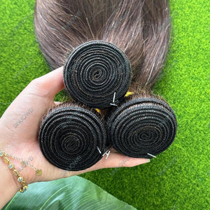 #2 Darkest Brown Peruvian Human Hair Bundles | 32–34 Inch Brazilian Weave Extensions | 1/3/4 PCS | Dazzling Beauty Solution - Dazzling Beauty Solution