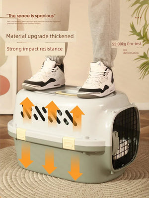 Portable Cat Flight Case & Dog Carrier - Dazzling Beauty Solution