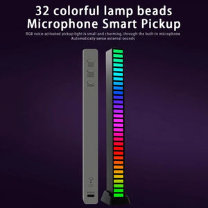 RGB Music Rhythm LED Light – Sound Reactive with App Control - Dazzling Beauty Solution