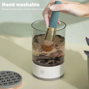 Automatic Makeup Brush Cleaner – Electric Rotating Brush Washer - Dazzling Beauty Solution