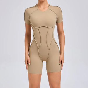 Women’s Backless Fitness Jumpsuit Set - Dazzling Beauty Solution
