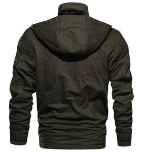 Men’s Military Hooded Winter Parka – Warm Snow Coat - Dazzling Beauty Solution