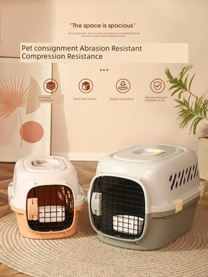 Portable Cat Flight Case & Dog Carrier - Dazzling Beauty Solution