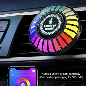 Vehicle Rhythm Fragrance LED Lamp – Sound-Controlled Ambient Light with App & Perfume - Dazzling Beauty Solution