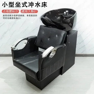 Space-Saving Semi Reclining Shampoo Chair - Dazzling Beauty Solution