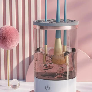 Automatic Makeup Brush Cleaner – Electric Rotating Brush Washer - Dazzling Beauty Solution