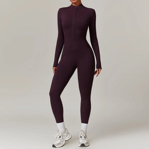 Velvet Yoga Jumpsuit for Women – Soft One-Piece Activewear - Dazzling Beauty Solution
