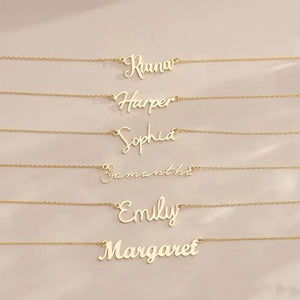 Personalized Stainless Steel Name Necklace – Custom Jewelry - Dazzling Beauty Solution