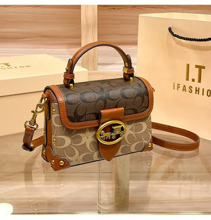 Coach Color Crossbody Handbag on display, showcasing its elegant design and high-quality craftsmanship.