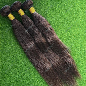 #2 Darkest Brown Peruvian Human Hair Bundles | 32–34 Inch Brazilian Weave Extensions | 1/3/4 PCS | Dazzling Beauty Solution - Dazzling Beauty Solution