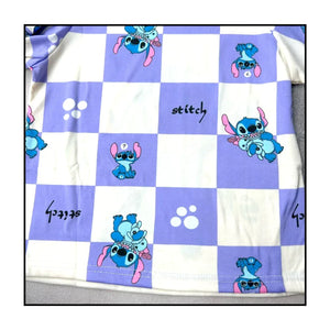 Stitch Angel Pajamas Set – Long Sleeve Top & Cozy Pants for Kids - Dazzling Beauty Solution