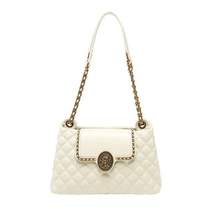 2025 Luxe Chain Shoulder Bag – Genuine Leather - Dazzling Beauty Solution