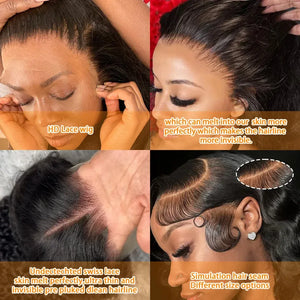 Premium Deep Wave Human Hair Lace Wig - Dazzling Beauty Solution