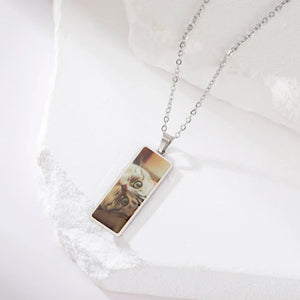 Custom Photo Necklace – Personalized Stainless Steel Picture Pendant - Dazzling Beauty Solution