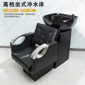 Space-Saving Semi Reclining Shampoo Chair - Dazzling Beauty Solution