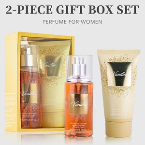 Vanilla Body Mist & Lotion Gift Set for Women â 3 fl.oz Each - Dazzling Beauty Solution