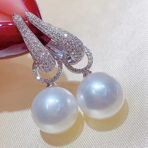 Silver Cross Hoop Earrings for Women â Cubic Zirconia Crystal - Dazzling Beauty Solution