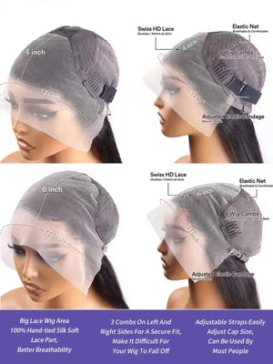 HD Lace Front Wig – Natural Body Wave Brazilian Human Hair - Dazzling Beauty Solution