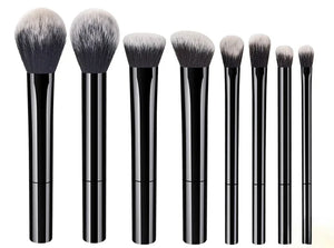 7/8pcs Soft Makeup Brush Set – Foundation, Blush, Eyeshadow Tools - Dazzling Beauty Solution