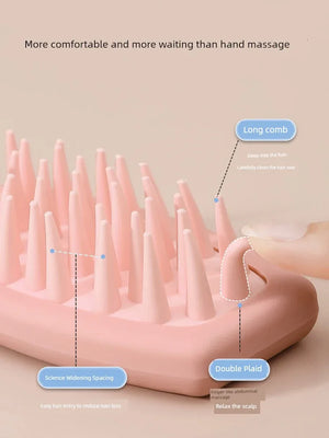 Silicone Hair Washing Brush with Long Handle - Dazzling Beauty Solution