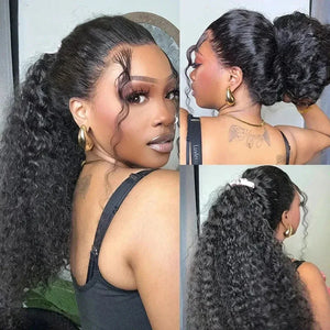 Invisi Strap HD 360 Glueless Deep Curly Wig – 250% Density Full Lace Luxury - Dazzling Beauty Solution