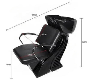 Space-Saving Semi Reclining Shampoo Chair - Dazzling Beauty Solution