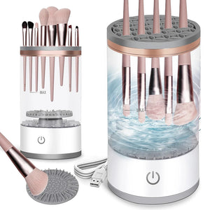 Automatic Makeup Brush Cleaner – Electric Rotating Brush Washer - Dazzling Beauty Solution