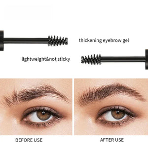 Long-Lasting Waterproof Eyebrow Gel – Clear Brow Setter with Spiral Brush - Dazzling Beauty Solution