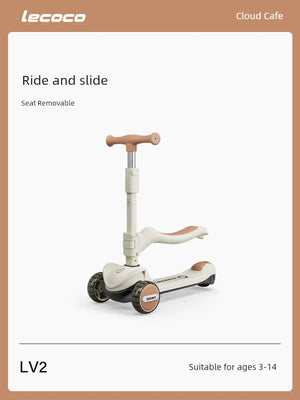 3-in-1 Kids Scooter & Ride-On for Ages 2-6 - Dazzling Beauty Solution