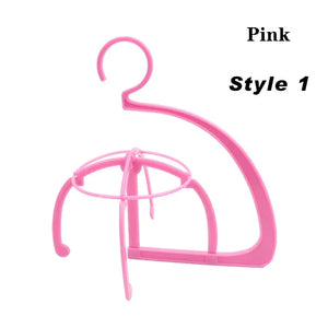 Nunify Plastic Wig Stand Portable Wig Head Stand Black Pink Wig Hang Holder Stand Durable Hair Display Tools Wig Accessories - Dazzling Beauty Solution