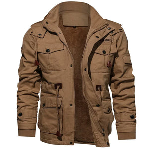 Men’s Military Hooded Winter Parka – Warm Snow Coat - Dazzling Beauty Solution