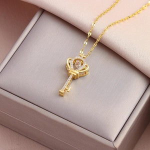 Sweet Sexy Beating Heart Pendant Necklace – Stainless Steel Luxury Jewelry - Dazzling Beauty Solution