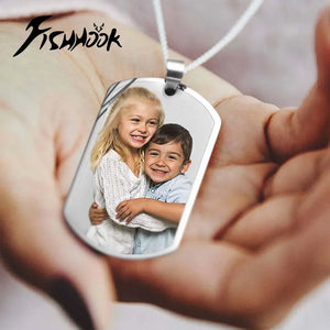 Custom Photo Necklace – Personalized Stainless Steel Picture Pendant - Dazzling Beauty Solution