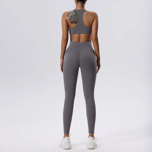 Women’s All-in-One Yoga Jumpsuit – Sleeveless Slim Fit Activewear - Dazzling Beauty Solution
