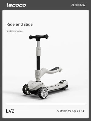 3-in-1 Kids Scooter & Ride-On for Ages 2-6 - Dazzling Beauty Solution