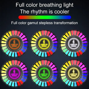 Vehicle Rhythm Fragrance LED Lamp – Sound-Controlled Ambient Light with App & Perfume - Dazzling Beauty Solution