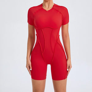 Women’s Backless Fitness Jumpsuit Set - Dazzling Beauty Solution