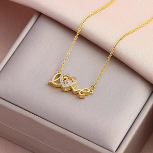 Sweet Sexy Beating Heart Pendant Necklace – Stainless Steel Luxury Jewelry - Dazzling Beauty Solution