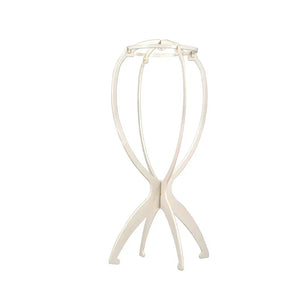 Nunify Plastic Wig Stand Portable Wig Head Stand Black Pink Wig Hang Holder Stand Durable Hair Display Tools Wig Accessories - Dazzling Beauty Solution