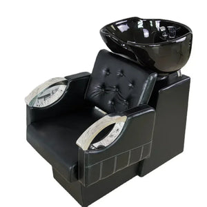 Space-Saving Semi Reclining Shampoo Chair - Dazzling Beauty Solution
