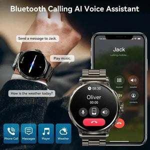 1.85-Inch Ultra HD Smartwatch with GPS, Bluetooth Call & Health Monitoring For Men - Dazzling Beauty Solution