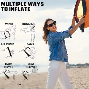 Outdoor Inflatable Air Sofa Bed – Portable Beach & Camping Lounger - Dazzling Beauty Solution