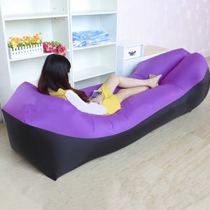 Waterproof Inflatable Air Sofa – Portable Outdoor Sleeping Lounger - Dazzling Beauty Solution