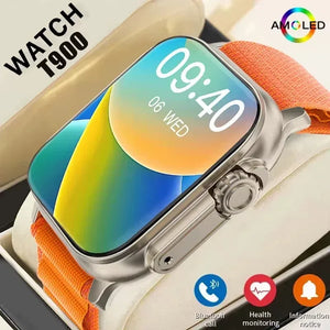 T900Ultra Smartwatch Bluetooth Talk Smartwatch Message Alert Heart Rate Monitor Sports Watch for Android IOS Men Women - Dazzling Beauty Solution