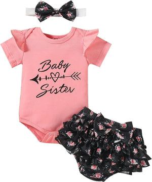Baby Girl Clothes Stuff Newborn Infant Summer Cute Outfit 0-24 Months - Dazzling Beauty Solution